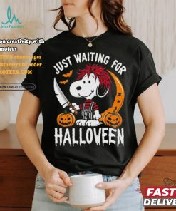 Just Waiting For Halloween Snoopy Shirt
