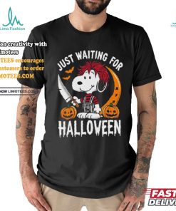 Just Waiting For Halloween Snoopy Shirt