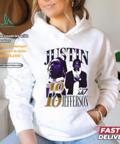 Justin Jefferson Minnesota Vikings lightning 2024 shirt