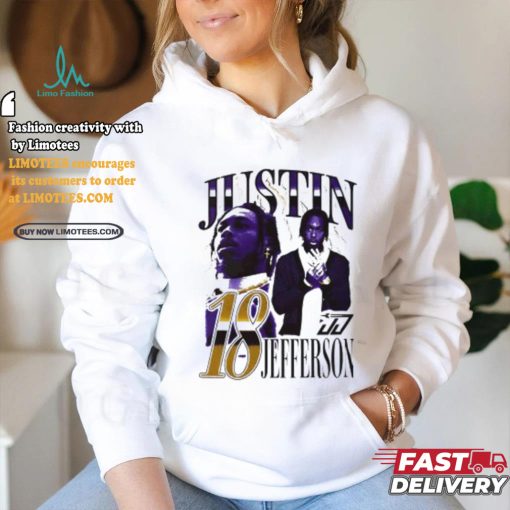 Justin Jefferson Minnesota Vikings lightning 2024 shirt