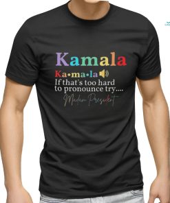 Kamala Definition Madam President Shirt