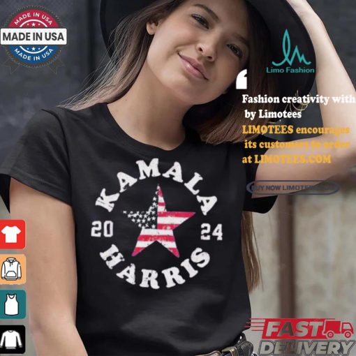 Kamala Harris 2024 President American Flag Vote Kamala T shirt