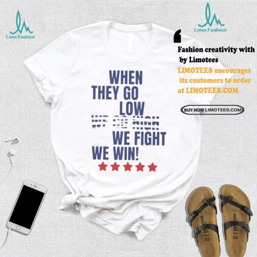 Kamala Harris 2024 when we fight we win for 2024 election rally madam president election Harris walz t shirts