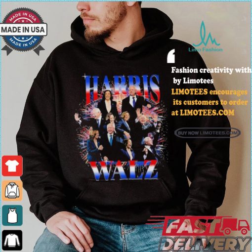 Kamala Harris And Tim Walz Freedom Team Up Winning President Vote Blue T shirt