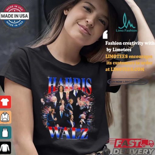 Kamala Harris And Tim Walz Freedom Team Up Winning President Vote Blue T shirt