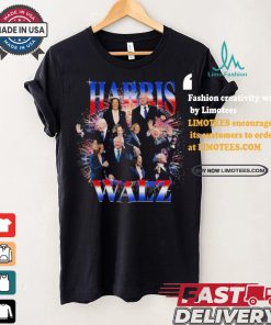 Kamala Harris And Tim Walz Freedom Team Up Winning President Vote Blue T shirt