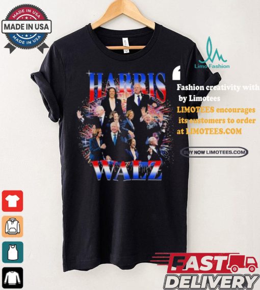 Kamala Harris And Tim Walz Freedom Team Up Winning President Vote Blue T shirt