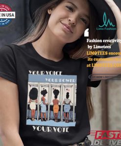 Kamala Harris Black Women Vote Your Voice Your Power Your Vote T shirt