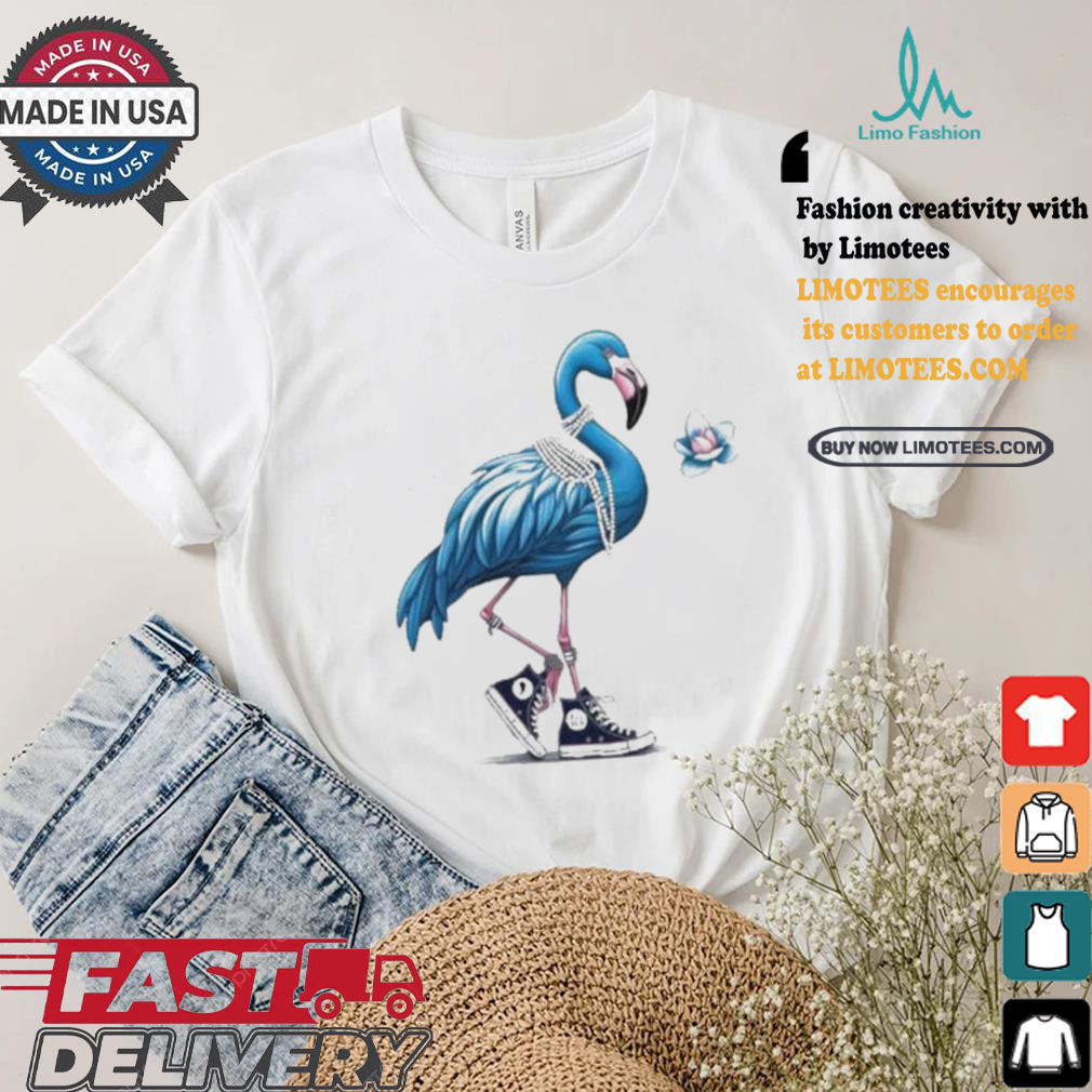 Kamala Harris Blue Flamingo Walking Madam President 2024 Lotus For Potus T shirt Kamala Harris Blue Flamingo Walking Madam President 2024 Lotus For Potus T shirt