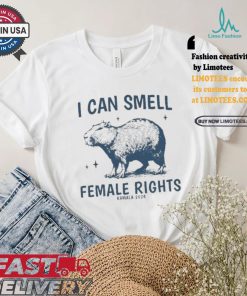 Kamala Harris Capybara I Can Smell Female Rights Support Kamala 2024 T shirt
