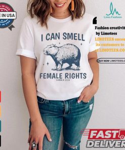Kamala Harris Capybara I Can Smell Female Rights Support Kamala 2024 T shirt