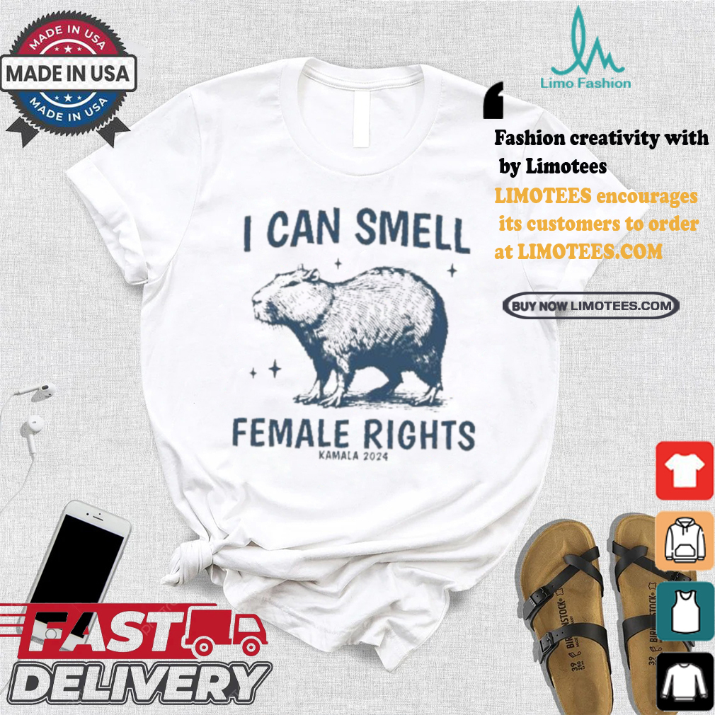 Kamala Harris Capybara I Can Smell Female Rights Support Kamala 2024 T shirt Kamala Harris Capybara I Can Smell Female Rights Support Kamala 2024 T shirt