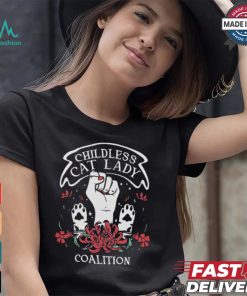 Kamala Harris Childless Cat Lady Coalition 2024 T shirt