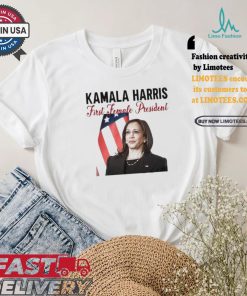 Kamala Harris First Female President Let’s Finish The Job Madam President 2024 Kamala Rally T shirt