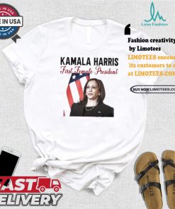 Kamala Harris First Female President Let’s Finish The Job Madam President 2024 Kamala Rally T shirt