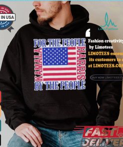 Kamala Harris For Us President For The People By The People I Stand With Kamala Harris Us Flag T shirt