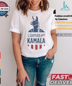 Kamala Harris Llama Political Democrat Dad Childless Cat Lady T shirt