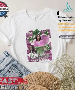 Kamala Harris Pink I’m With Her Kamala Harris 1908 Harris Madam President T shirt