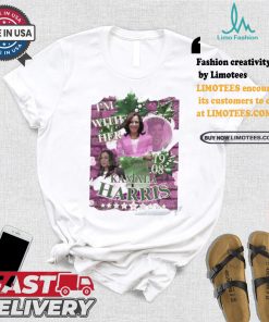 Kamala Harris Pink I’m With Her Kamala Harris 1908 Harris Madam President T shirt