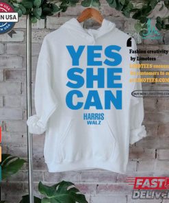 Kamala Harris Store Yes She Can Harris Walz Shirt