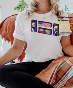 Kamala Harris Tim Walz 2024 USA 3D Stage T Shirt