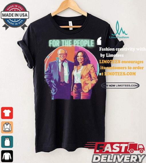 Kamala Harris Tim Walz Blue Team For The People Supporter For Harris Walz T shirt