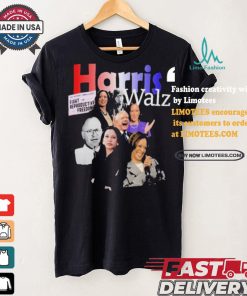 Kamala Harris Tim Walz Retro Bootleg Style Photography Vice President Kamala Harris Fight For Reproductive Freedom T shirt