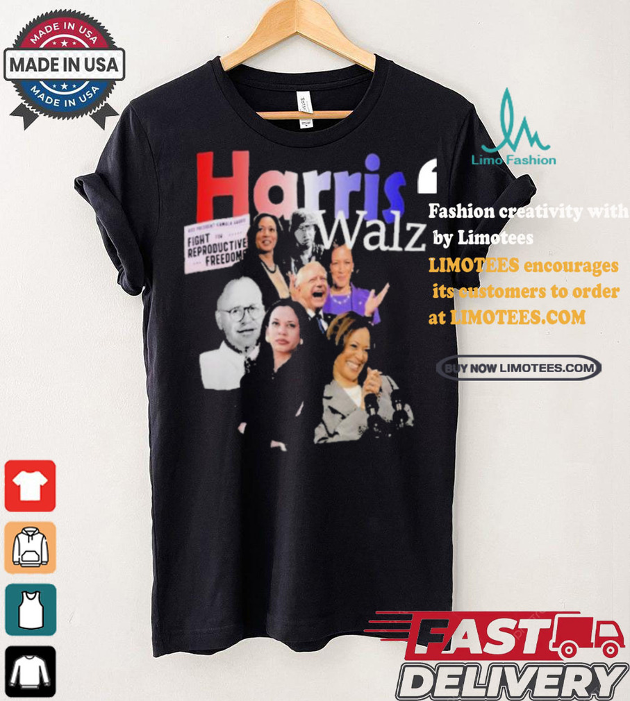 Kamala Harris Tim Walz Retro Bootleg Style Photography Vice President Kamala Harris Fight For Reproductive Freedom T shirt Kamala Harris Tim Walz Retro Bootleg Style Photography Vice President Kamala Harris Fight For Reproductive Freedom T shirt