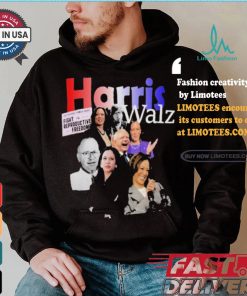 Kamala Harris Tim Walz Retro Bootleg Style Photography Vice President Kamala Harris Fight For Reproductive Freedom T shirt