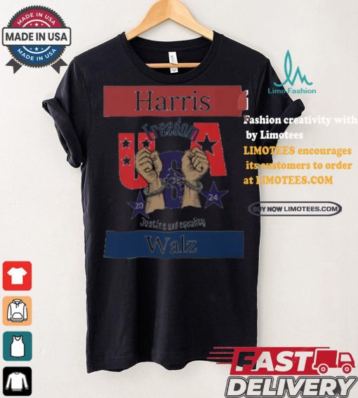 Kamala Harris Usa Freedom 2024 Justice And Equality T shirt