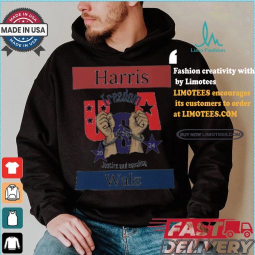 Kamala Harris Usa Freedom 2024 Justice And Equality T shirt