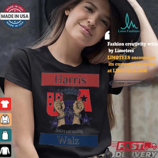 Kamala Harris Usa Freedom 2024 Justice And Equality T shirt