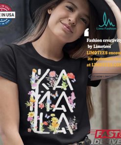 Kamala Harris Vintage Floral Feminine First Female President 24 Harris Walz T Shirt