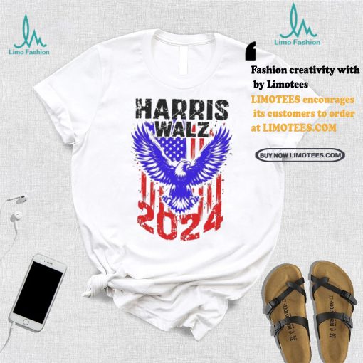 Kamala Harris tim walz 2024 vote for blue vote for president t shirts
