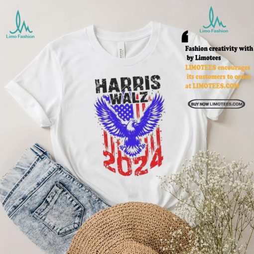Kamala Harris tim walz 2024 vote for blue vote for president t shirts