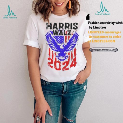 Kamala Harris tim walz 2024 vote for blue vote for president t shirts