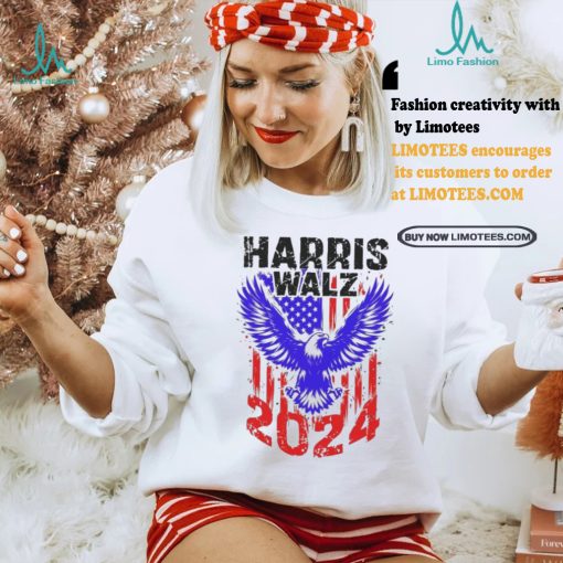 Kamala Harris tim walz 2024 vote for blue vote for president t shirts