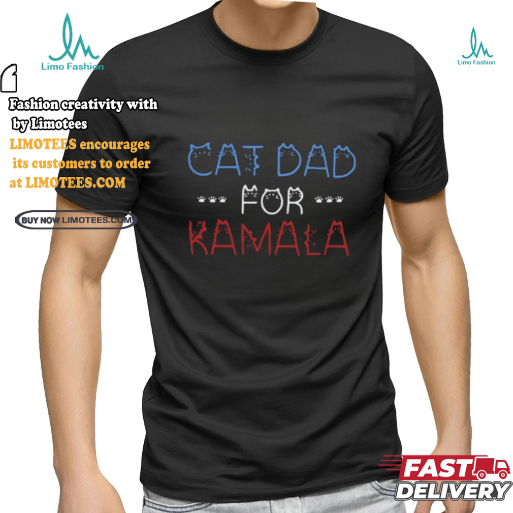 Kamalaharrisprosecutorvsfelon Cat Dad For Kamala Shirt Kamalaharrisprosecutorvsfelon Cat Dad For Kamala Shirt