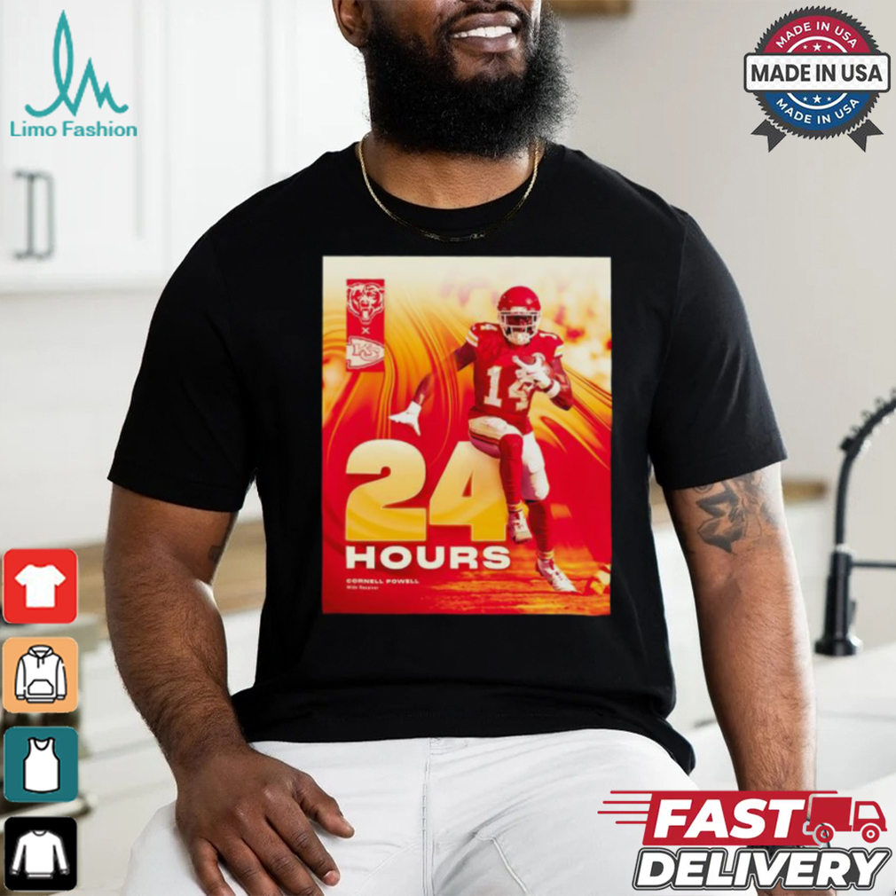 Kansas City Chiefs Cornell Powell 24 hours shirt Kansas City Chiefs Cornell Powell 24 hours shirt
