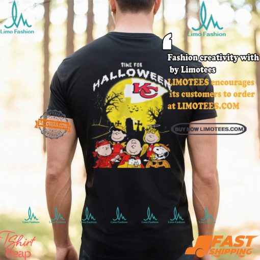 Kansas City Chiefs Snoopy Time For Halloween And The Chiefs Love T Shirt