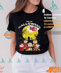 Kansas City Chiefs Snoopy Time For Halloween And The Chiefs Love T Shirt