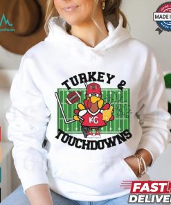 Kansas City Football Turkey Touchdowns shirt