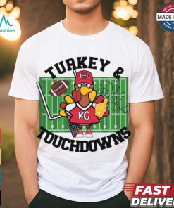 Kansas City Football Turkey Touchdowns shirt