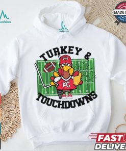 Kansas City Football Turkey Touchdowns shirt