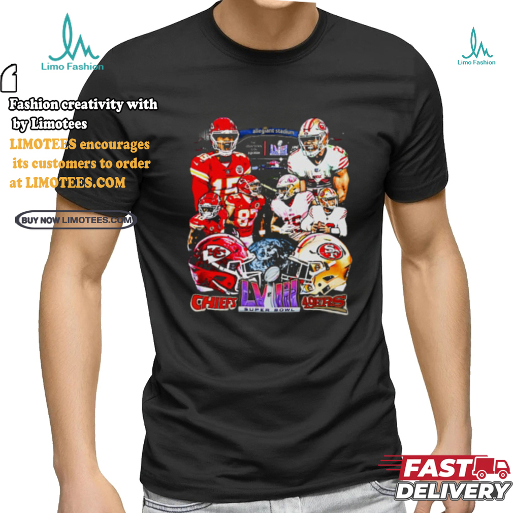 Kansas City Vs. San Francisco Super Bowl LVIII T Shirt Kansas City Vs. San Francisco Super Bowl LVIII T Shirt