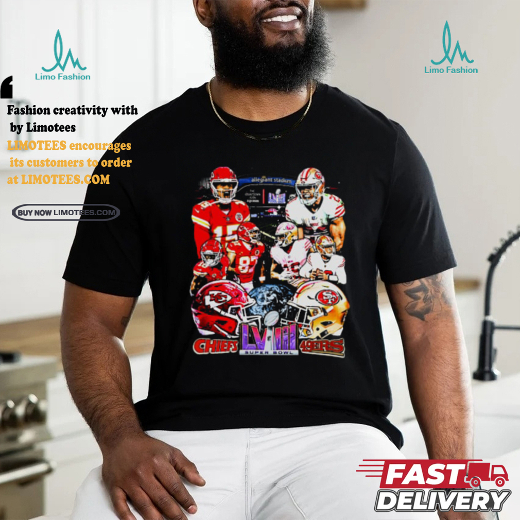 Kansas City Vs. San Francisco Super Bowl LVIII T Shirt Kansas City Vs. San Francisco Super Bowl LVIII T Shirt