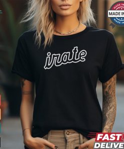 Karly Kaufman Wearing Irate t shirt