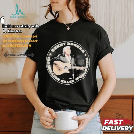 Kenny Rogers Guitar 120 Million Sales Worldwide T Shirts