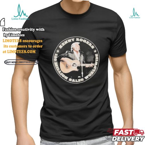 Kenny Rogers Guitar 120 Million Sales Worldwide T Shirts