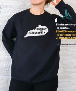 Kentucky Map for Harris Walz 2024 T Shirt